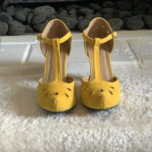 Marigold Mary Jane Heels